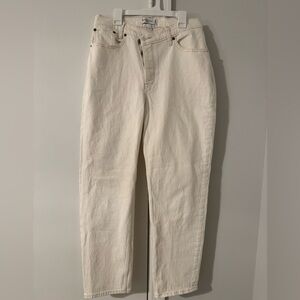 Abercrombie & Fitch Curvy High Waist Button Jeans
